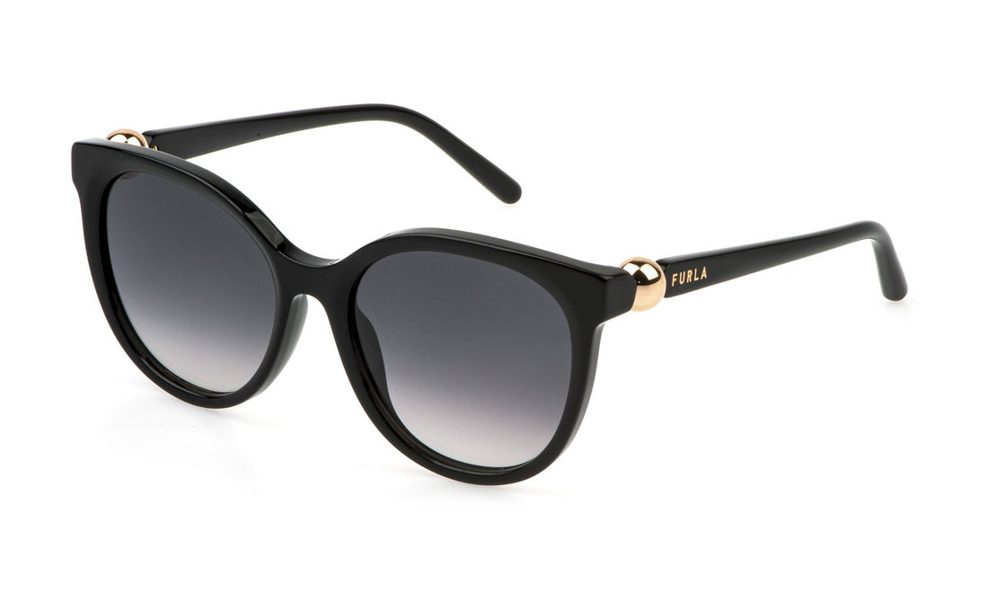 Solglasögon furla sfu887 0700 negro pantos femenino storlek 54mm - Huvudvy