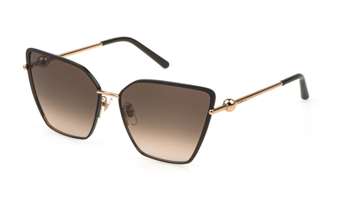 Solglasögon furla sfu890 02am dorado butterfly femenino storlek 62mm - Huvudvy