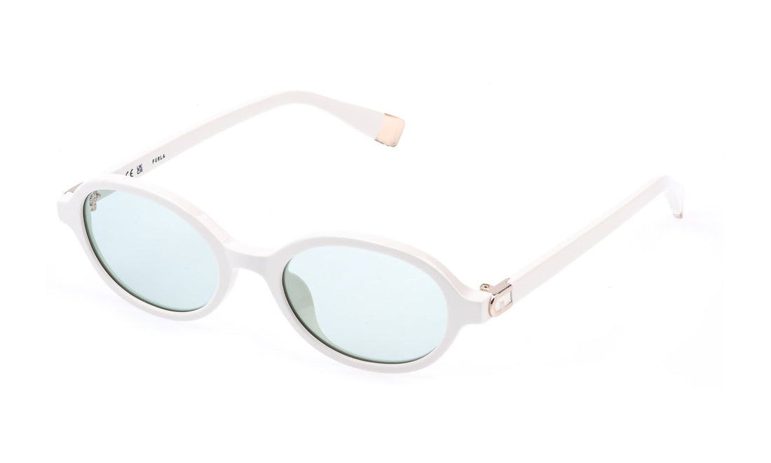 Solglasögon furla sfu972 0847 blanco square femenino storlek 51mm - Huvudvy