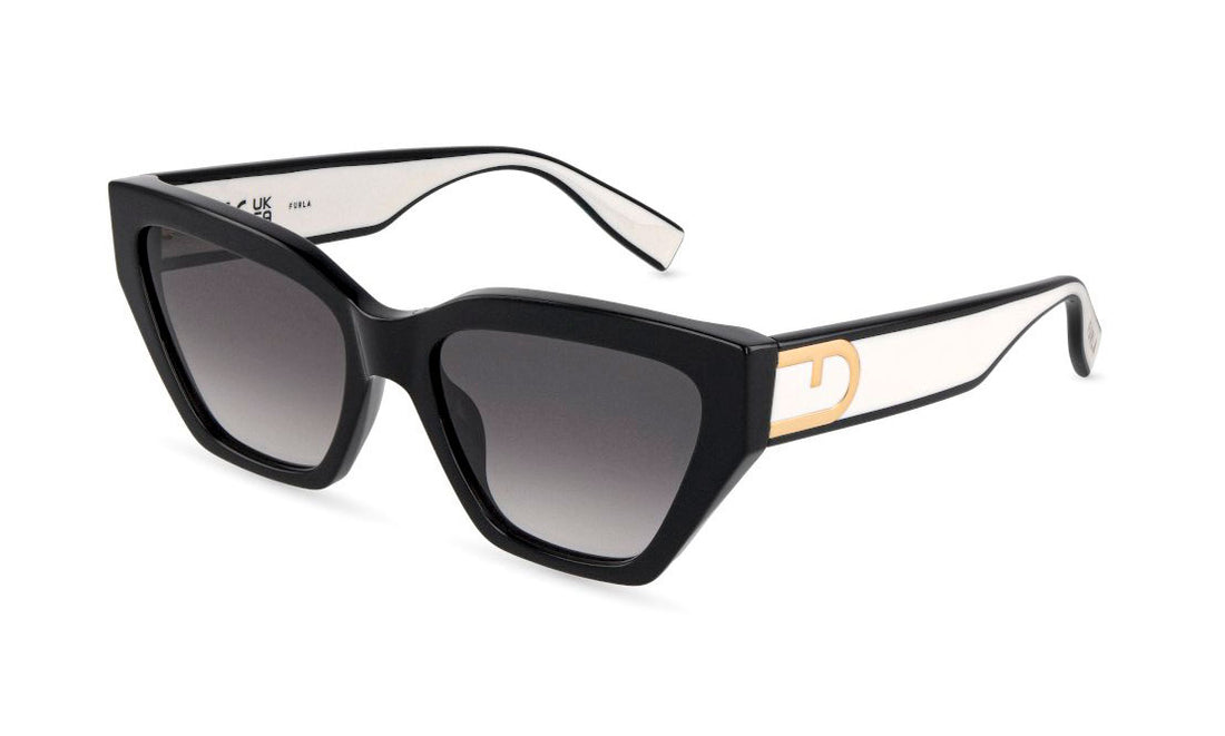 Sonnenbrillen furla sfu975 0700 negro butterfly femenino größe 56mm - Hauptansicht
