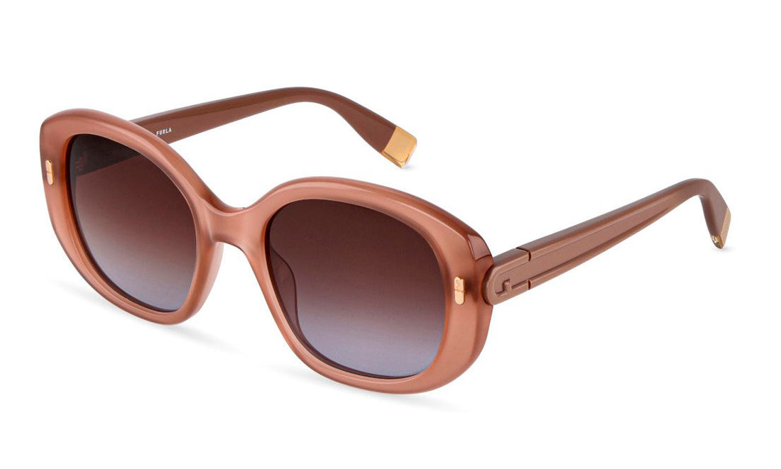 Sonnenbrillen furla sfub10 06xm marron oval femenino größe 54mm - Hauptansicht