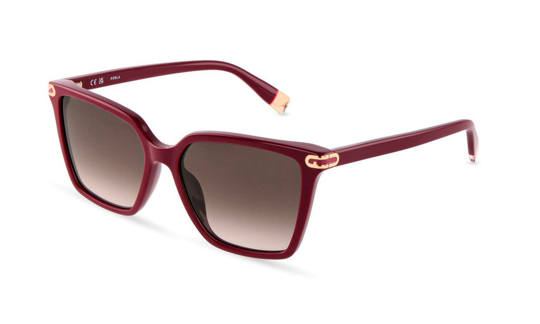 Sonnenbrillen furla sfub13 06uu rosa square femenino größe 55mm - Hauptansicht