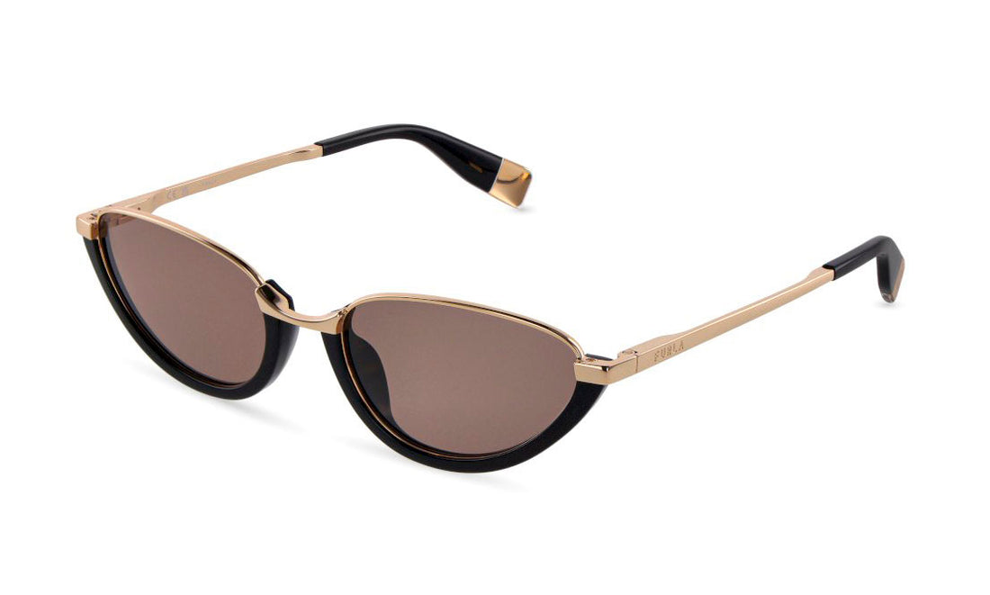 Sonnenbrillen furla sfub16 0300 dorado cat eye femenino größe 57mm - Hauptansicht