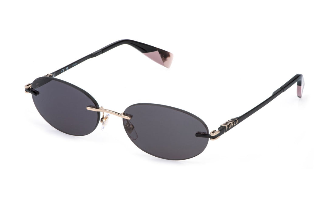 Óculos de sol furla sfub29 0300 dorado oval femenino tamanho 58mm - Vista principal