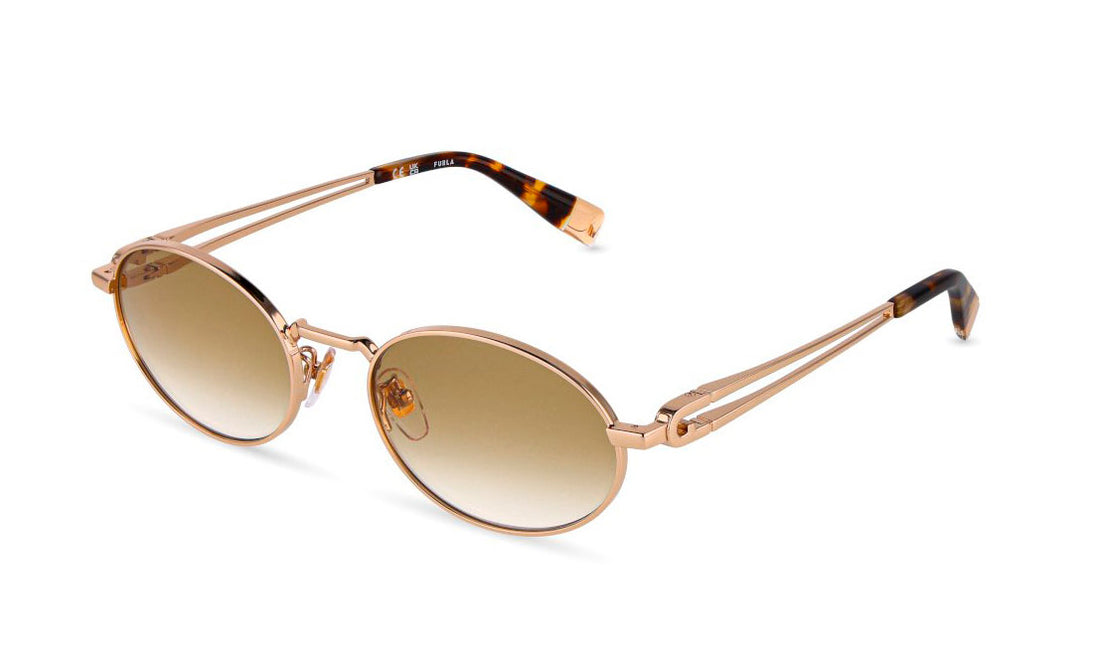 Sonnenbrillen furla sfub30 0300 dorado oval femenino größe 55mm - Hauptansicht