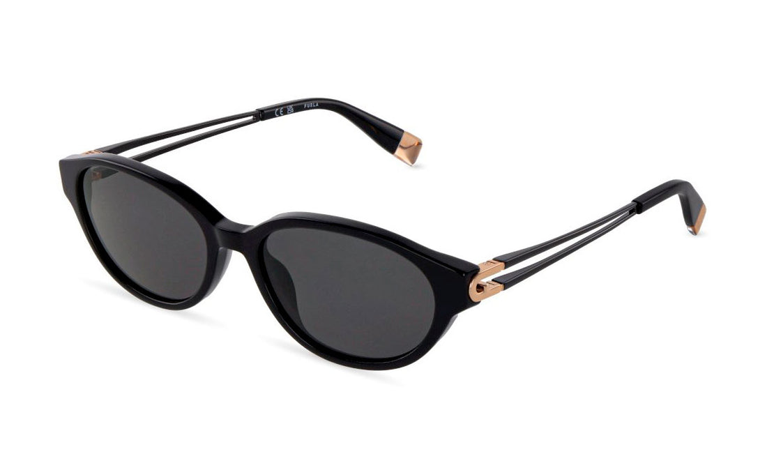 Sonnenbrillen furla sfub31 0700 negro oval femenino größe 55mm - Hauptansicht