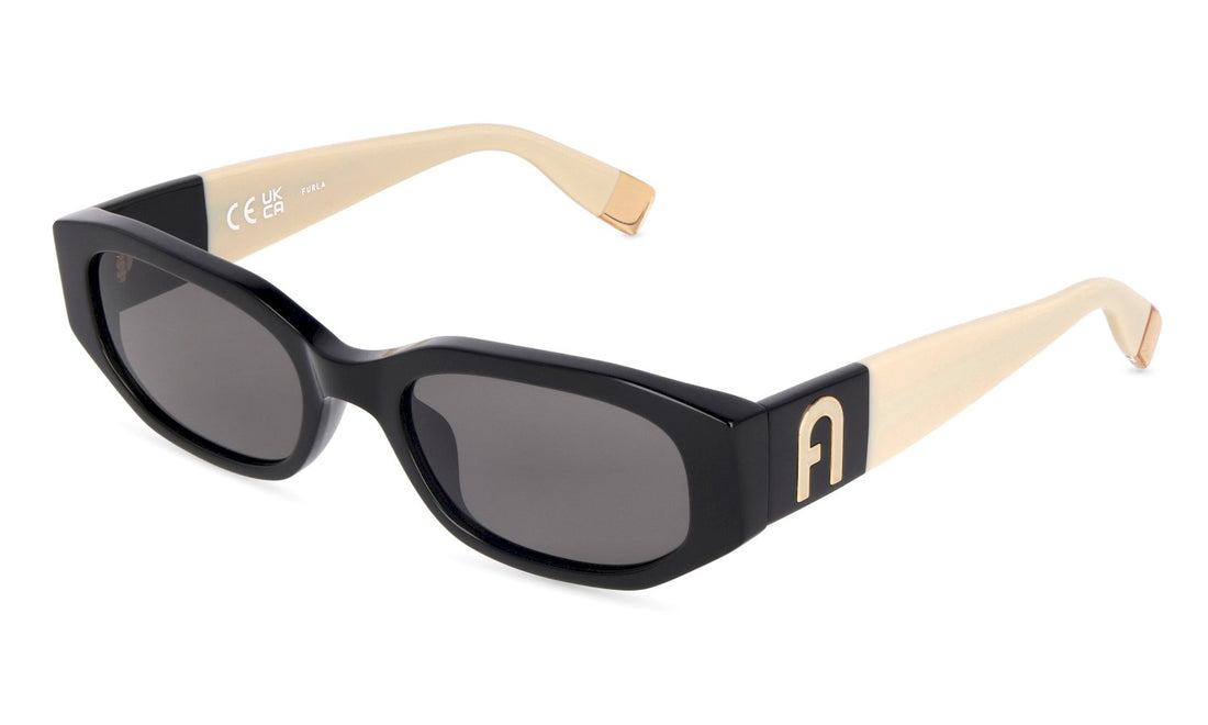 Óculos de sol furla sfub47v 700y negro geometric femenino tamanho 55mm - Vista principal
