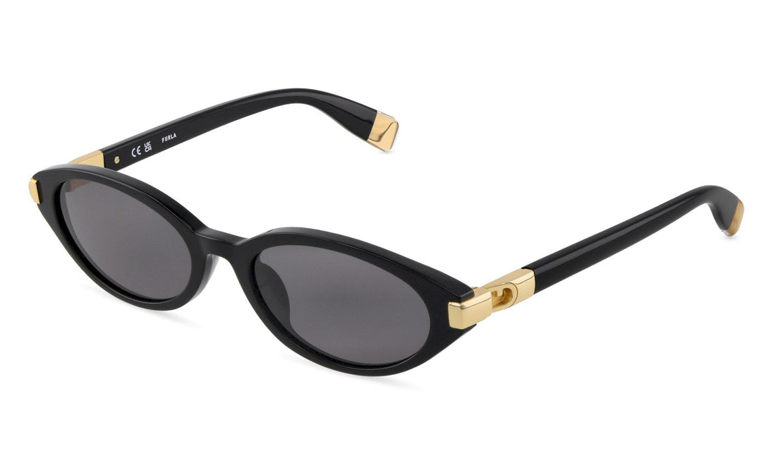 Óculos de sol furla sfub49 0700 negro oval femenino tamanho 54mm - Vista principal