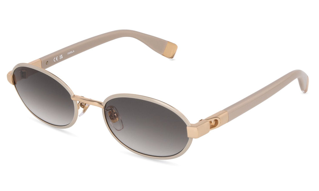 Óculos de sol furla sfub51 0f47 dorado square femenino tamanho 54mm - Vista principal