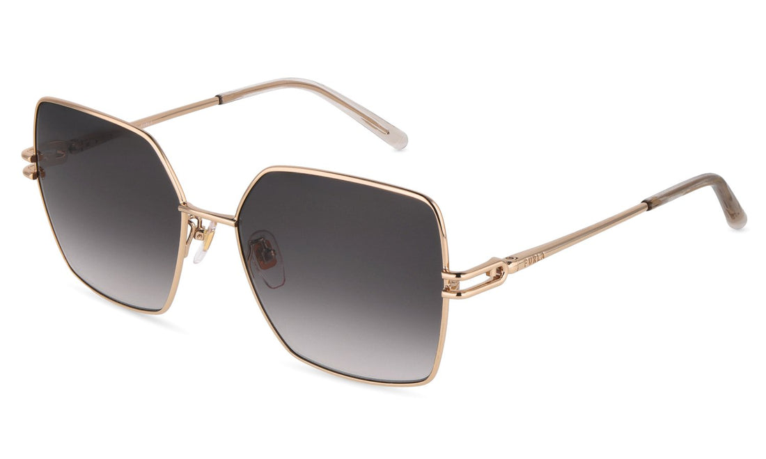 Óculos de sol furla sfub53 0300 dorado square femenino tamanho 57mm - Vista principal