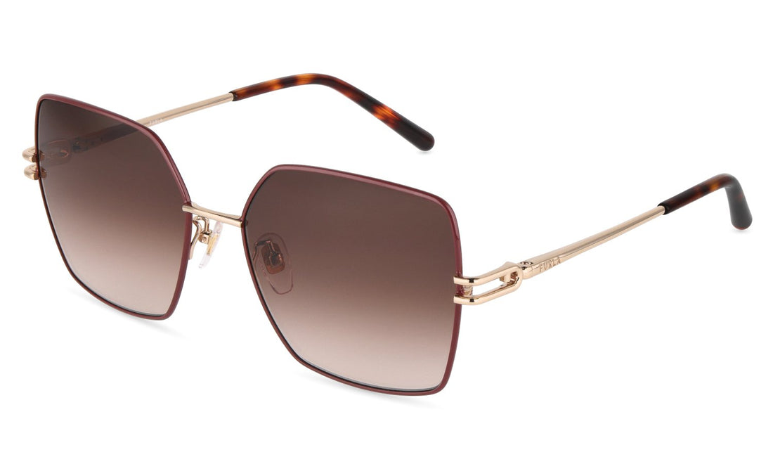 Óculos de sol furla sfub53 0f97 dorado square femenino tamanho 57mm - Vista principal