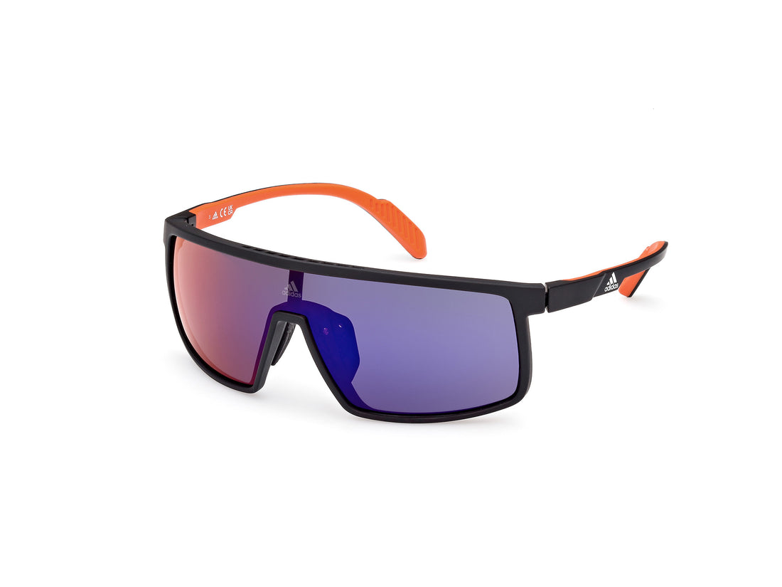 Solglasögon adidas sport sp0057 02z negro unisex storlek 0mm - Huvudvy