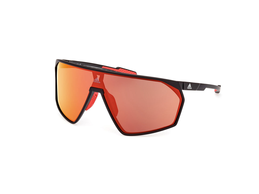 Solglasögon adidas sport sp0073 prfm shield 02l masculino storlek 0mm - Huvudvy