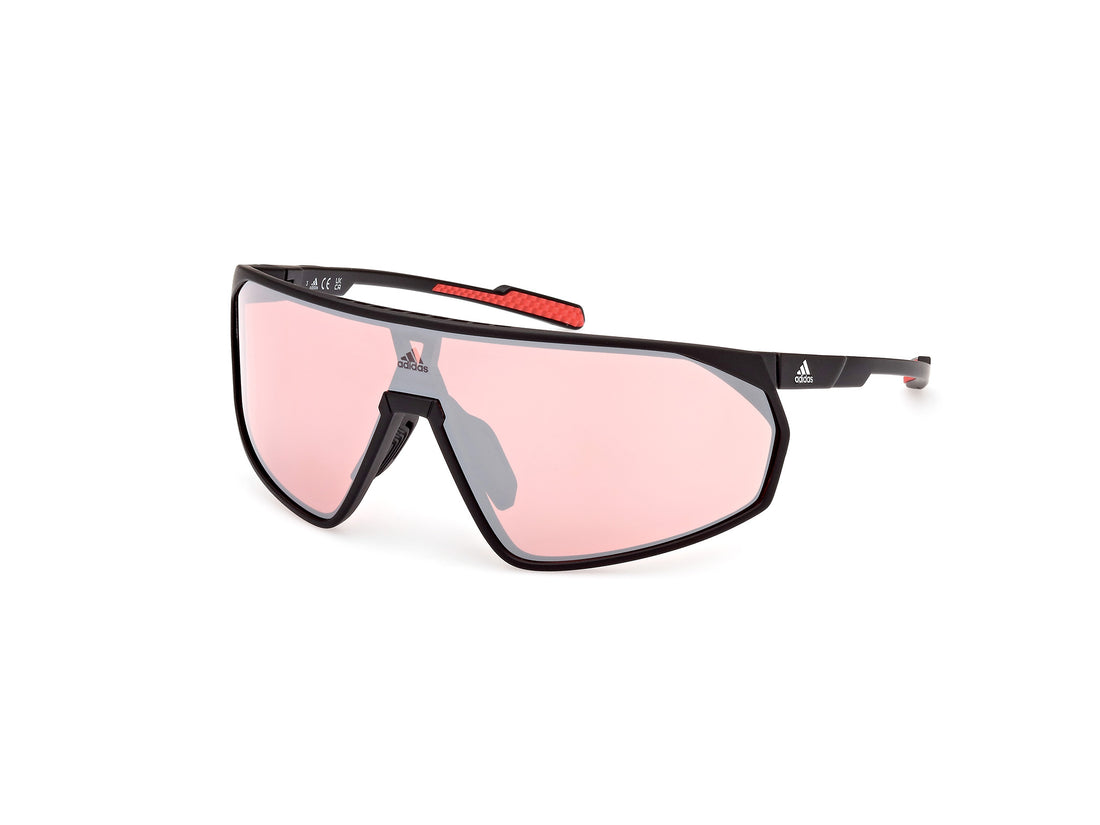 Solglasögon adidas sport sp0074 prfm shield 02e masculino storlek 0mm - Huvudvy