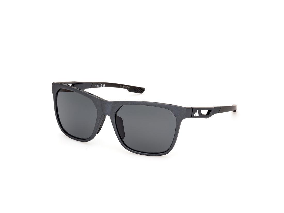 Solglasögon adidas sport sp0091 02d negro unisex storlek 55mm - Huvudvy