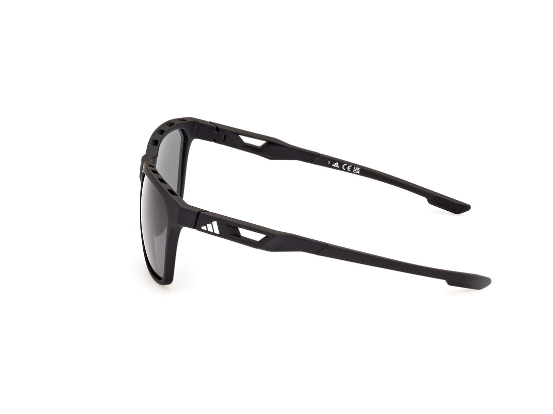 Solglasögon adidas sport sp0091 02n negro unisex storlek 55mm - Detaljvy