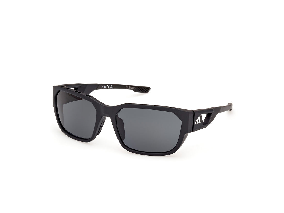 Solglasögon adidas sport sp0092 02d negro masculino storlek 58mm - Huvudvy