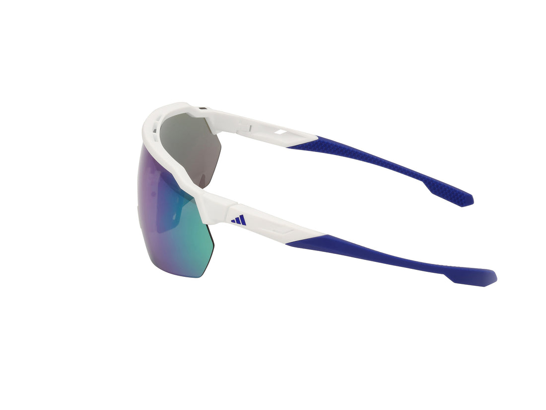 Solglasögon adidas sport sp0093 21q blanco unisex storlek 0mm - Detaljvy