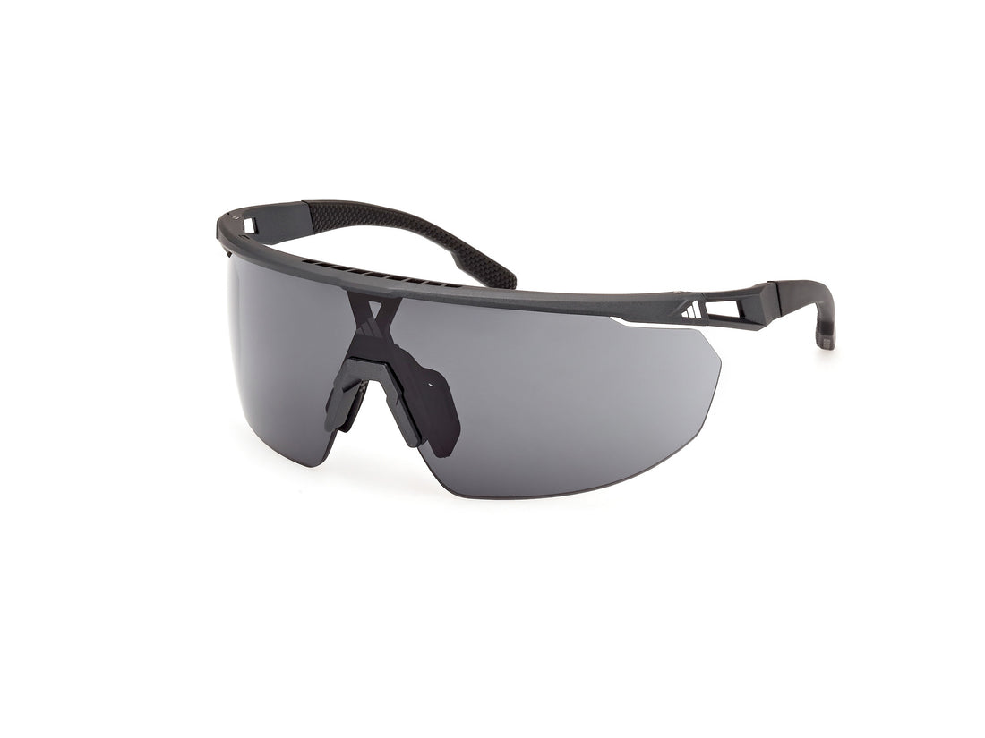 Solglasögon adidas sport sp0095 02a negro unisex storlek 0mm - Huvudvy