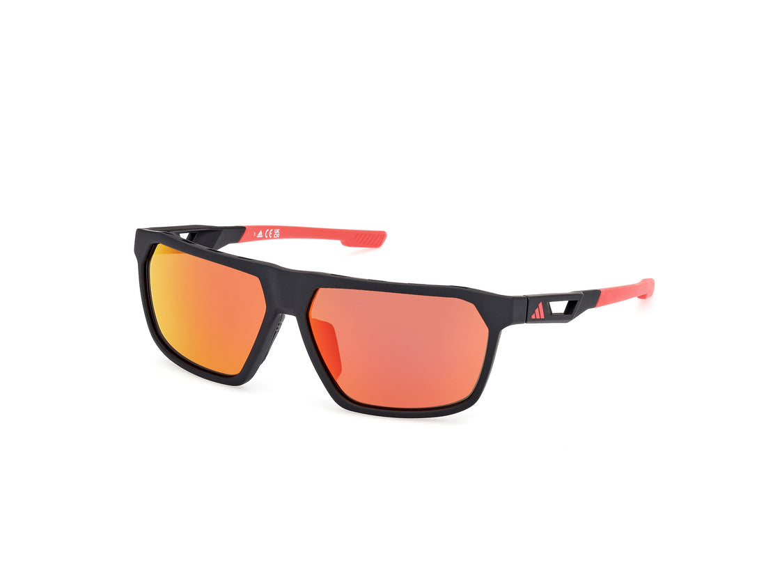 Solglasögon adidas sport sp0096 actv classic 02l negro navigator masculino storlek 60mm - Huvudvy