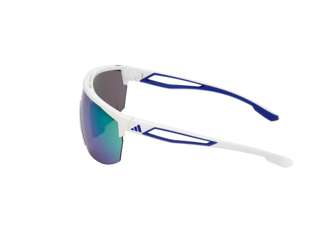 Solglasögon adidas sport sp0099 21q blanco shield unisex storlek 0mm - Detaljvy
