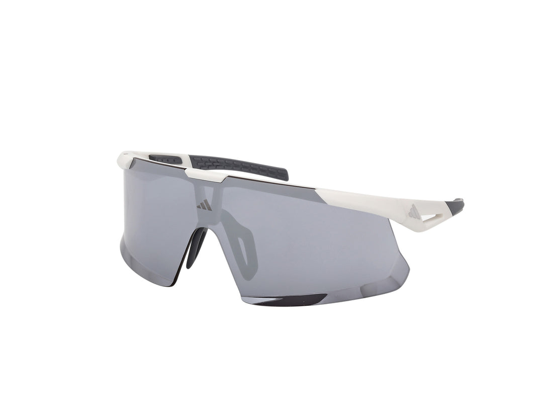 Solglasögon adidas sport sp0106 adidas dunamis evo 21c blanco shield unisex storlek 0mm - Huvudvy