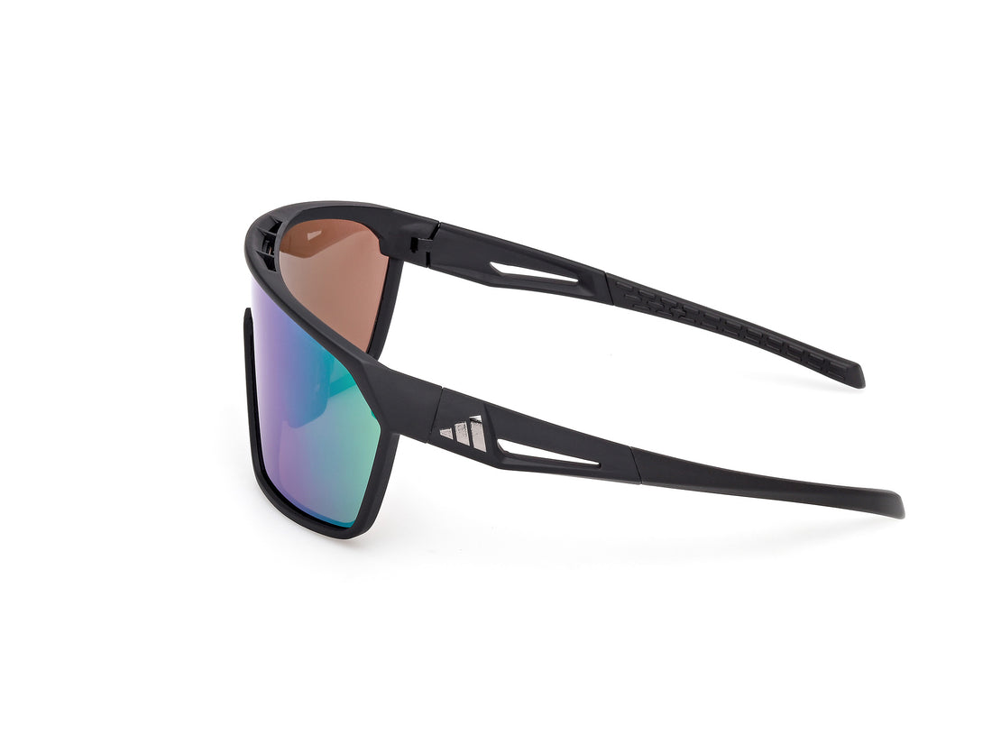 Solglasögon adidas sport sp0108 02q negro shield unisex storlek 0mm - Detaljvy