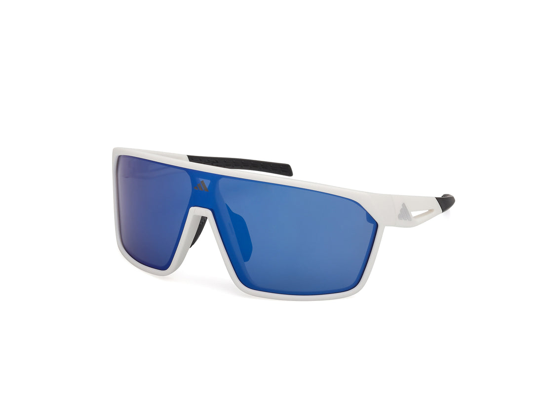 Solglasögon adidas sport sp0108 21x blanco shield unisex storlek 0mm - Huvudvy
