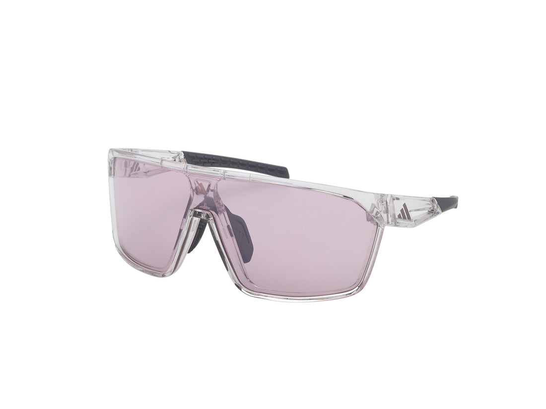 Solglasögon adidas sport sp0108 26z transparente shield unisex storlek 0mm - Huvudvy
