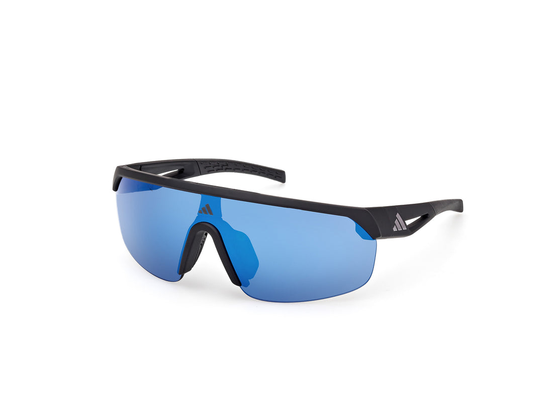 Solglasögon adidas sport sp0109 02x negro shield femenino storlek 0mm - Huvudvy