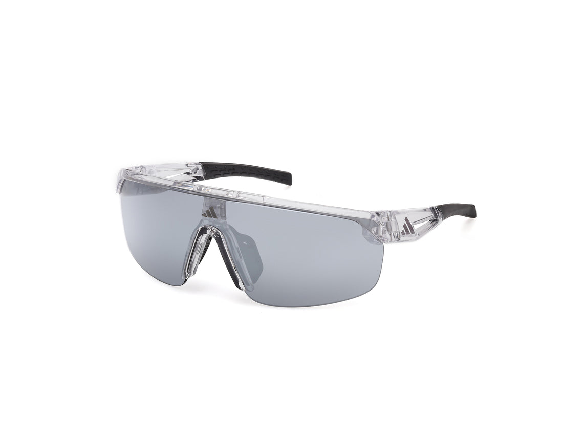 Solglasögon adidas sport sp0109 26c transparente shield femenino storlek 0mm - Huvudvy
