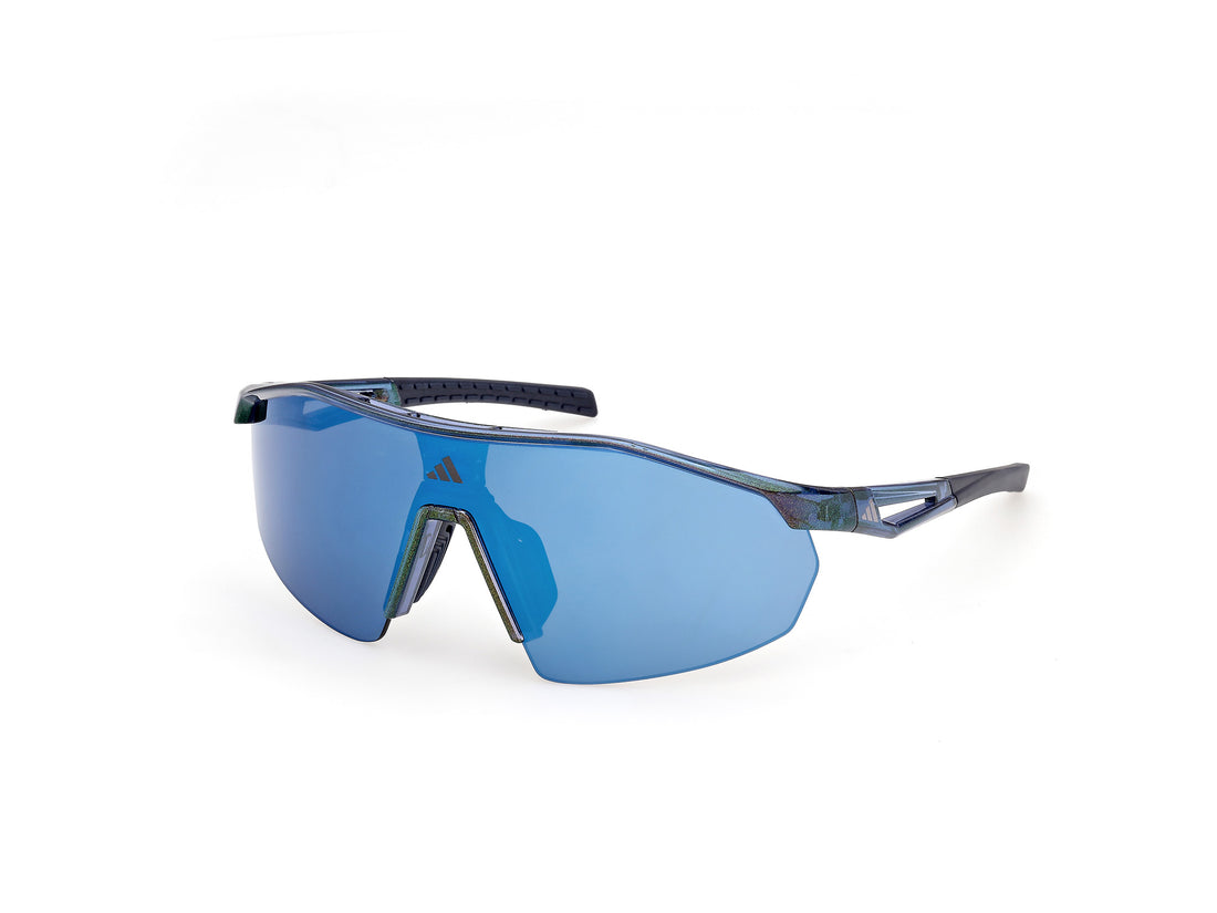Solglasögon adidas sport sp0116 anemos light s 90x azul shield unisex storlek 0mm - Huvudvy