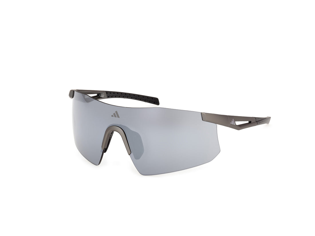 Solglasögon adidas sport sp0122 kaphiros 20c gris shield masculino storlek 0mm - Huvudvy