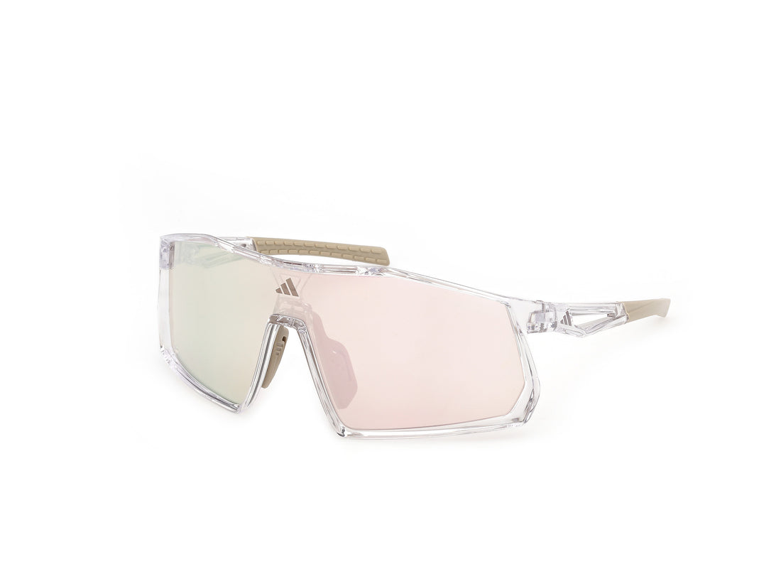 Solglasögon adidas sport sp0123 kentro 26g transparente shield masculino storlek 0mm - Huvudvy
