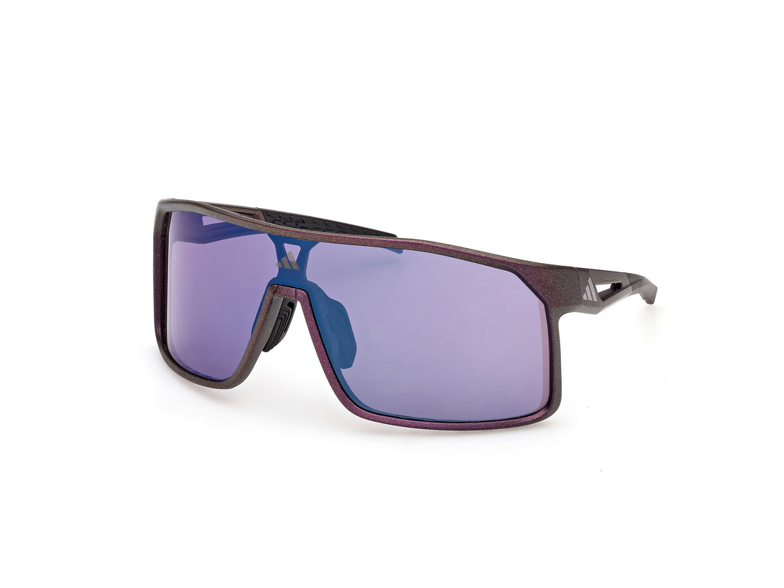 Lunettes de soleil adidas sport sp0124 alkator 82z violeta shield masculino taille 0mm - Vue principale
