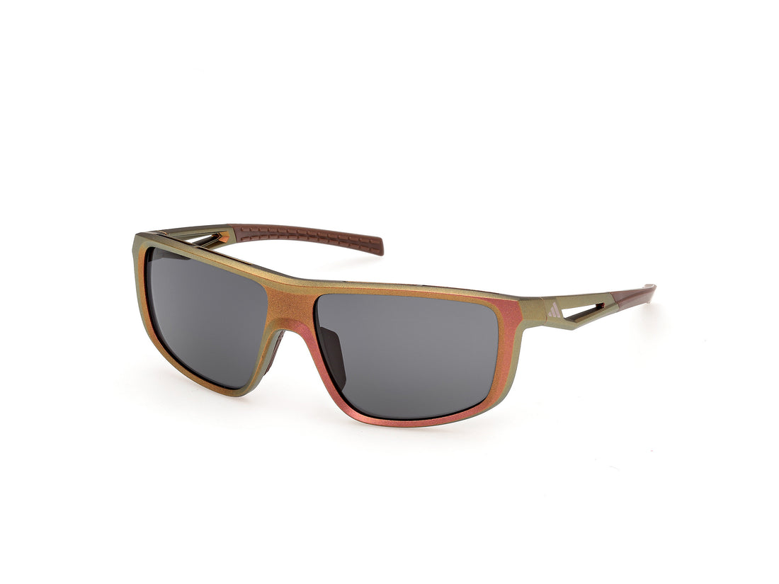 Solglasögon adidas sport sp0130 46a marron rectangular masculino storlek 60mm - Detaljvy