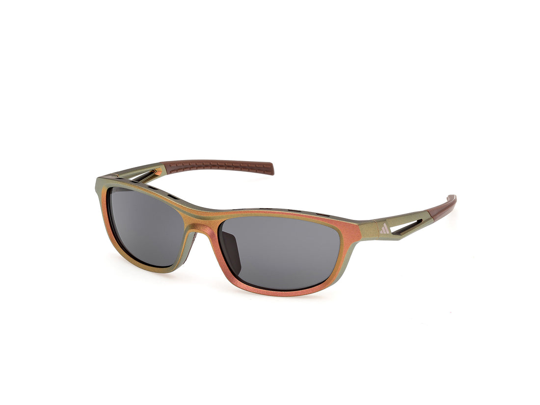 Solglasögon adidas sport sp0131 46a marron rectangular unisex storlek 57mm - Detaljvy