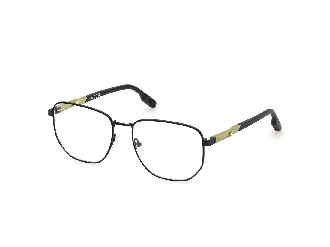 Prescription glasses adidas sport sp5075 002 negro geometric masculino size 56mm - Main view