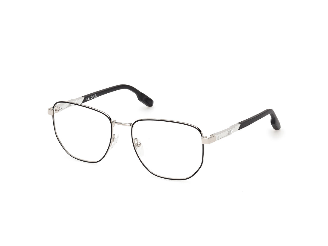 Prescription glasses adidas sport sp5075 005 negro geometric masculino size 56mm - Main view