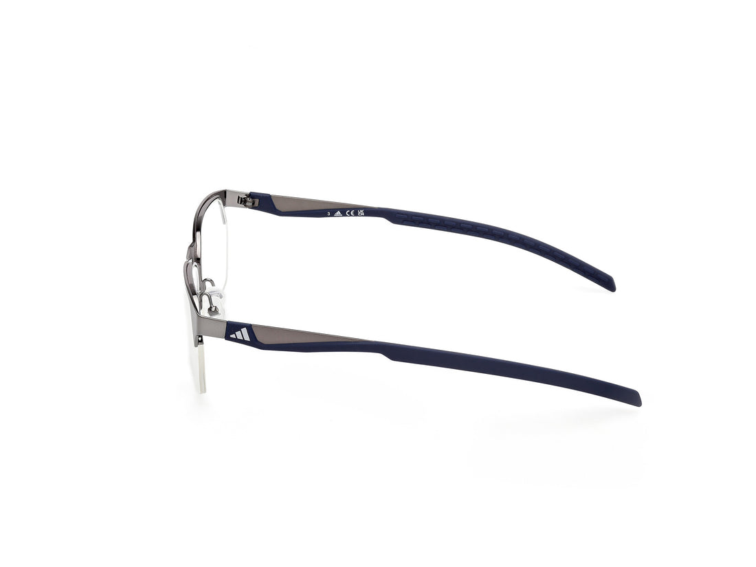 Prescription glasses adidas sport sp5097 008 plateado browline unisex size 56mm - Detailed view