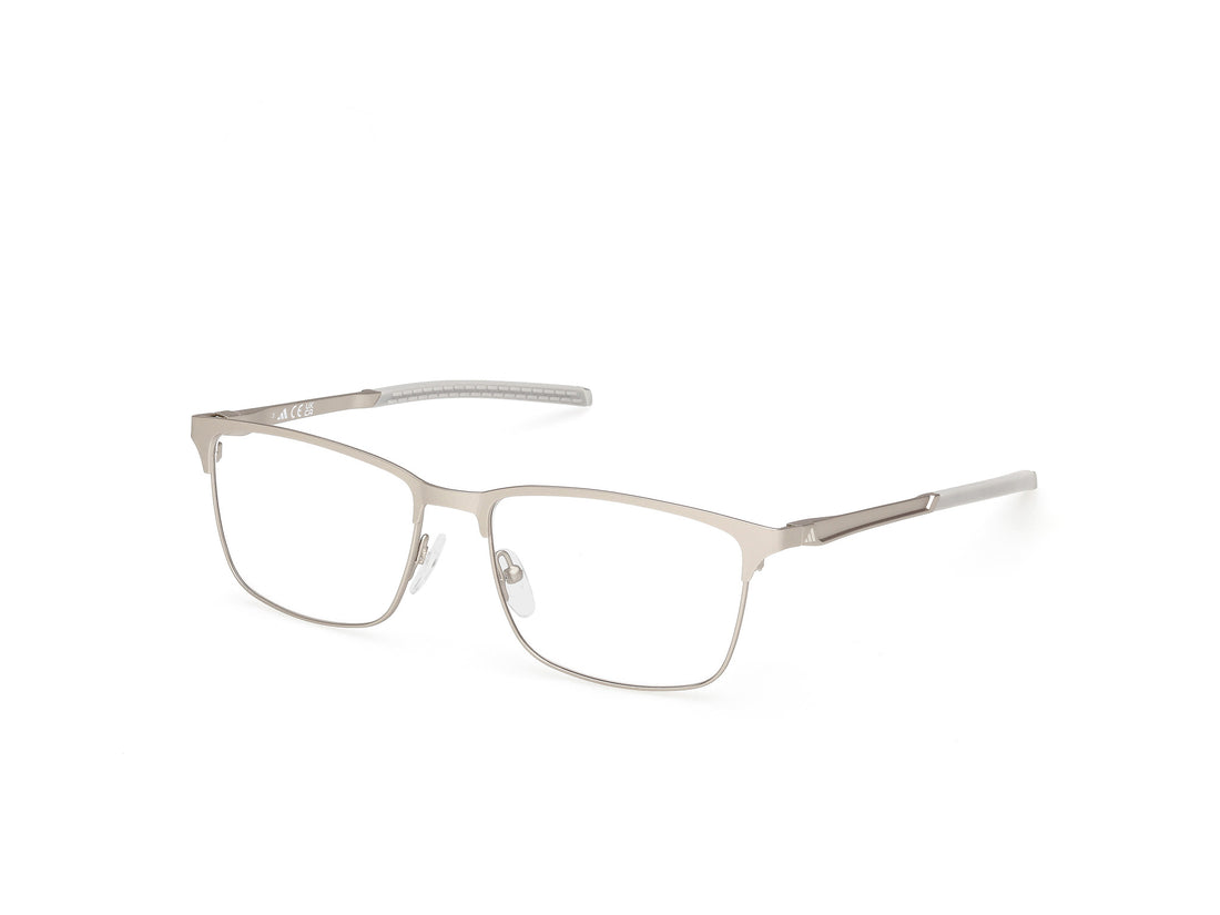 Prescription glasses adidas sport sp5106 017 plateado rectangular masculino size 55mm - Main view