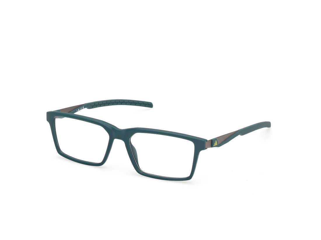 Prescription glasses adidas sport sp5109 097 verde rectangular masculino size 55mm - Main view