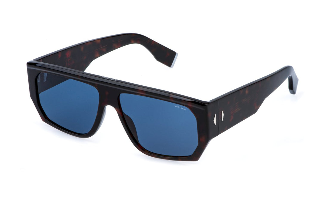 Occhiali da sole police splr81 0722 havana square masculino taglia 59mm - Vista principale