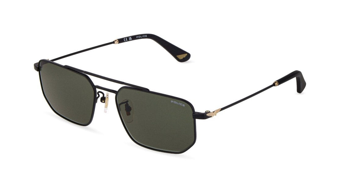Sonnenbrillen police splu66 0305 negro geometric masculino größe 55mm - Hauptansicht