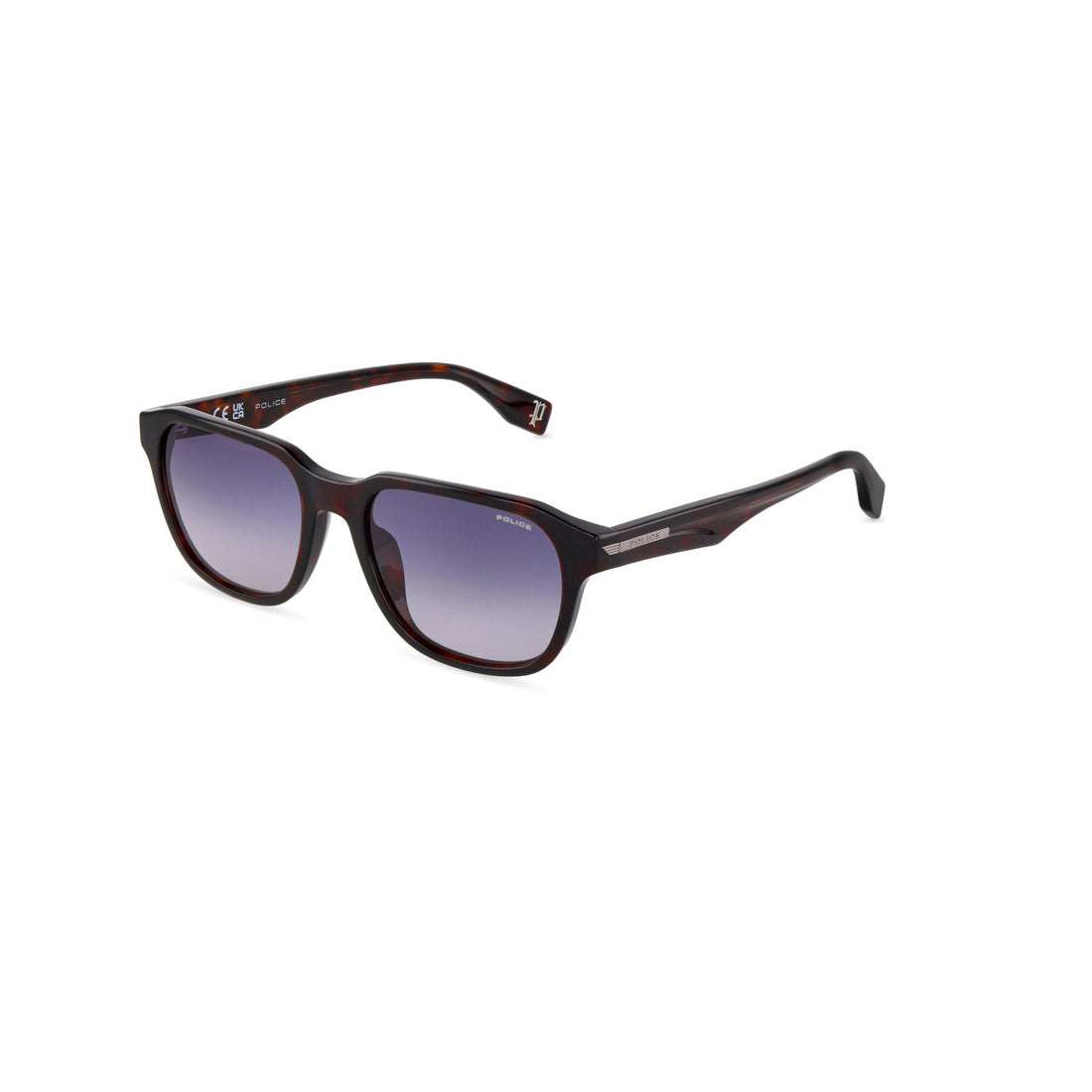 Occhiali da sole police splu67 0722 havana square masculino taglia 55mm - Vista principale
