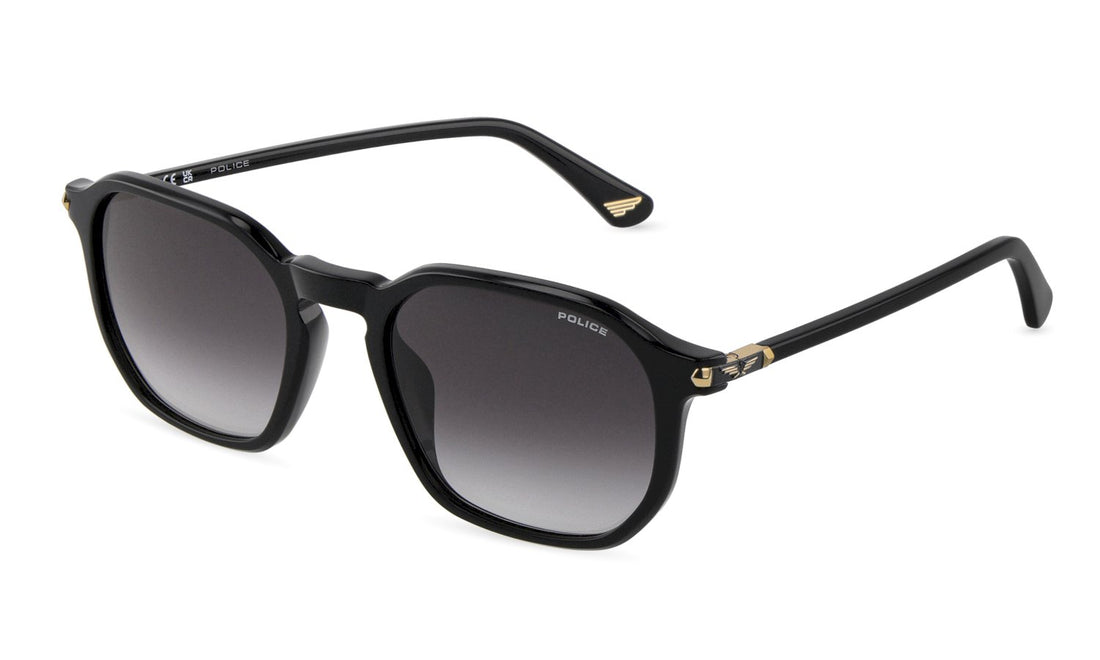 Sonnenbrillen police splu69 0700 negro geometric masculino größe 53mm - Hauptansicht