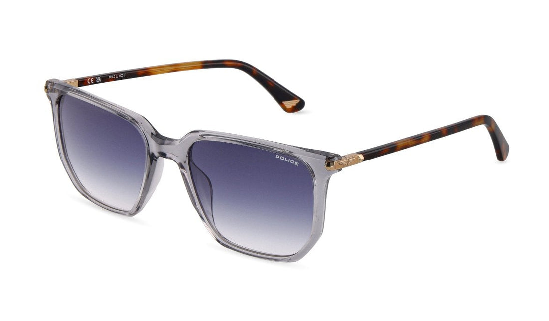 Sonnenbrillen police splu70 04g0 gris geometric masculino größe 55mm - Hauptansicht
