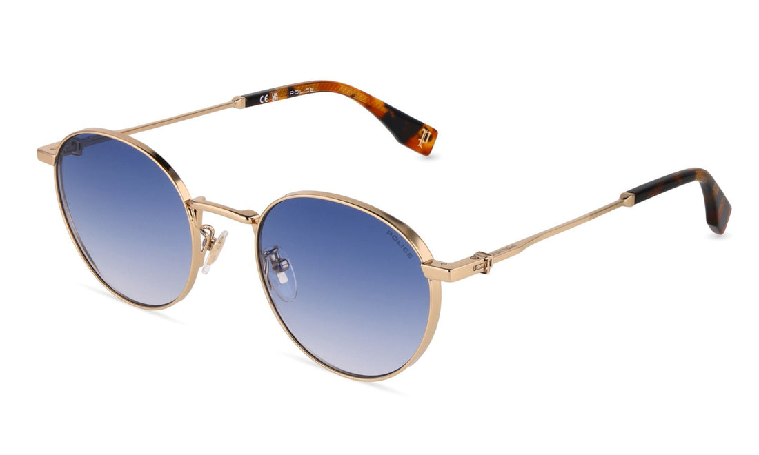 Óculos de sol police splu73 0300 dorado pantos masculino tamanho 52mm - Vista principal