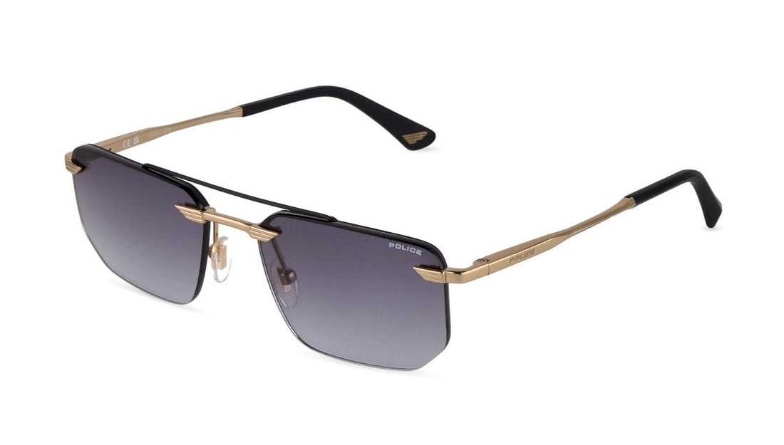 Óculos de sol police splu76 0302 dorado geometric masculino tamanho 57mm - Vista principal