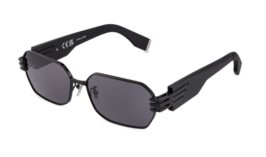 Óculos de sol police splu79 0530 negro geometric masculino tamanho 59mm - Vista principal
